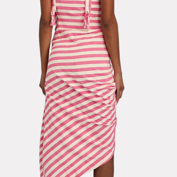 Just Bee Queen - Tulum dress pink stripes - Picture 4 of 5